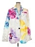 Unbranded 100% Cotton Print White Blazer Size 3XL - photo 1