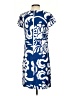 J. McLaughlin Print Blue Casual Dress Size XS - photo 2