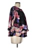Alex Evenings 100% Polyester Black 3/4 Sleeve Blouse Size L - photo 4