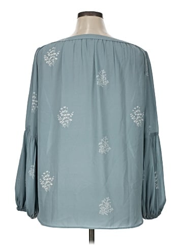 Ann Taylor LOFT 3/4 Sleeve Blouse (view 2)
