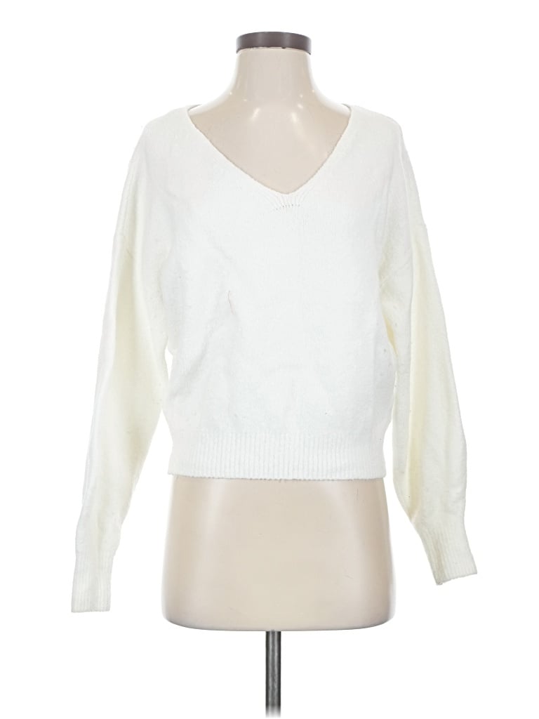 Pre-owned Madewell 3/4 Sleeve T-shirt In Ivory