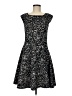 Taylor Tweed Black Cocktail Dress Size 8 - photo 1