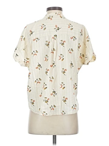 Madewell Bower Popover Shirt in Marseille Daisies (view 2)