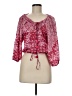 Poupette St. Barth Red 3/4 Sleeve Blouse Size 6 (1) - photo 1