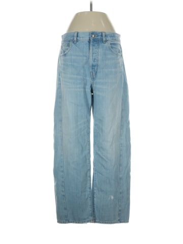 Madewell Pieced Barrel-Leg Jeans in Foster Wash (view 1)