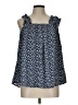 Prettygarden 100% Polyester Blue Sleeveless Blouse Size L - photo 1