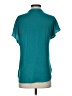 Maison d' Amelie Teal Short Sleeve Blouse Size XS - photo 2