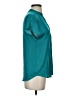Maison d' Amelie Teal Short Sleeve Blouse Size XS - photo 4