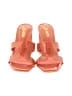 Liliana Color Block Orange Sandals Size 10 - photo 2