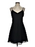 Hampton Nites 100% Polyester Solid Black Casual Dress Size 4 - photo 1
