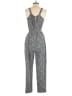 Joie 100% Silk Chevron-herringbone Gray Jumpsuit Size M (estimated) - photo 2