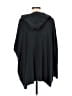 Eskandar 100% Cotton Black Poncho One size - photo 2