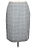 Judy's Group Inc 100% Polyester Plaid Gray Formal Skirt Size 12 - photo 1