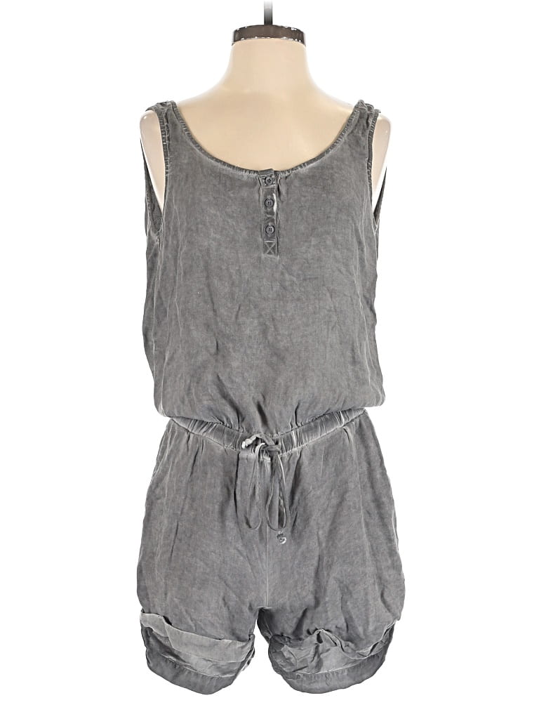 Pre-owned Cloth & Stone Romper In Gray