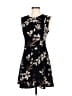 Dynamite Print Black Casual Dress Size M - photo 1