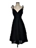 AVLN Studio 100% Cotton Solid Black Cocktail Dress Size S - photo 1