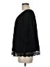 Dil Black 3/4 Sleeve Blouse Size M - photo 5