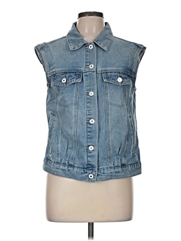 Unbranded Denim Vest (view 1)