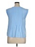 Lands' End Blue Sleeveless Blouse Size 14 - 16 - photo 2