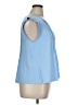 Lands' End Blue Sleeveless Blouse Size 14 - 16 - photo 4