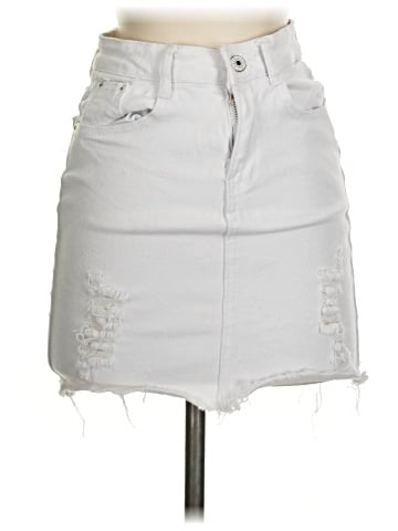 Yu & Me Paris Denim Skirt (view 1)