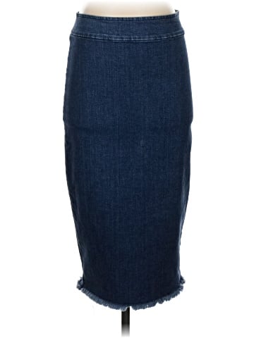 Avenue Montaigne Denim Skirt (view 1)