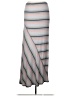 Studio M Stripes Gray Blue Casual Skirt Size S - photo 2