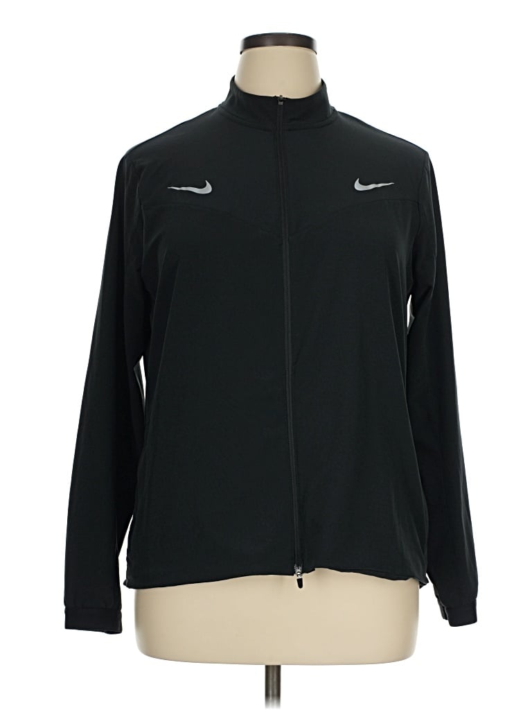 Pre-owned Nike Track Jacket In Black