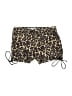 Unbranded Animal Print Gold Shorts Size 1X - photo 1