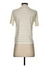 Express Metallic Ivory Short Sleeve Turtleneck Size XS - photo 2