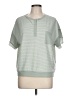 Splendid Green Short Sleeve Top Size L - photo 1