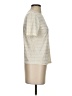 Express Metallic Ivory Short Sleeve Turtleneck Size XS - photo 4