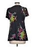 Daisy Fuentes Black Short Sleeve Blouse Size L - photo 2