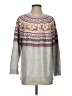 Talbots Print Gray Pullover Sweater Size 2 Petite - photo 1