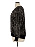 Lafayette 148 New York 100% Nylon Metallic Black Pullover Sweater Size XL - photo 5