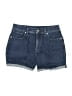 Express Blue Denim Shorts Size 4 - photo 1