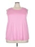 LIVI Pink Sleeveless Top Size 22 - photo 1