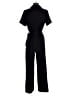 Monteau 100% Polyester Solid Black Jumpsuit Size M - photo 2