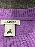 L.L.Bean Purple Pullover Sweater Size M - photo 7
