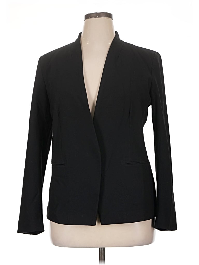 Pre-owned Ann Taylor Blazer Jacket In Black