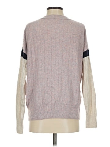 Madewell Striped Bowden Henley Sweater in Coziest Yarn (view 2)