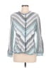 Chico's 100% Cotton Silver Cardigan Size Med (1) - photo 1