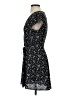 Blue Life 100% Polyester Print Black Casual Dress Size S - photo 5