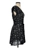 Blue Life 100% Polyester Print Black Casual Dress Size S - photo 4