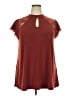 Torrid Burgundy Short Sleeve Top Size 2X Plus (2) - photo 1