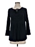 J.Jill Blue Long Sleeve Blouse Size XS - photo 1