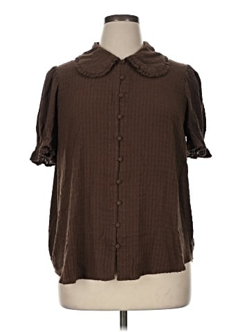 Jane and Delancey Short Sleeve Blouse (view 1)