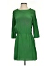 Tibi 100% Silk Solid Green Casual Dress Size 2 - photo 1