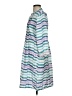 Pomegranate Stripes Teal Casual Dress Size S - photo 5