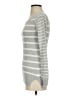 T/o Sweaters Stripes Gray Pullover Sweater Size XS - photo 5